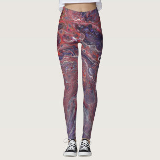 Galactic Night Abstract Leggings