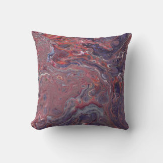 Galactic Night Abstract Pillow