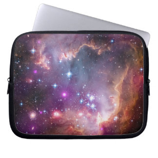 Galactic Outer Space Purple Laptop Sleeve