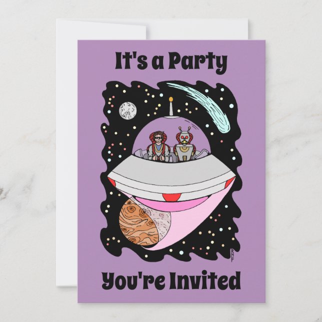 Galactic Road Trip 2018 Invitation (Front)