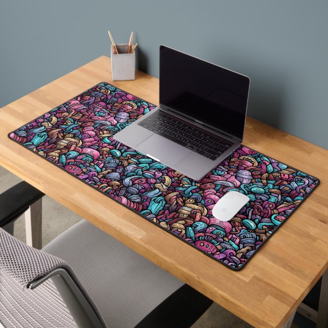 Galactic Robot Jamboree Desk Mat (Office 2)