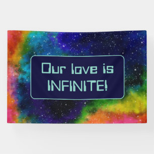 Galactic Sci-Fi Wedding Banner