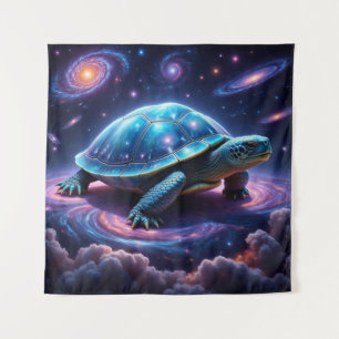 Galactic Sea Turtle Tapestry