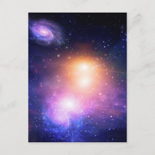 Galactic Space Postcard