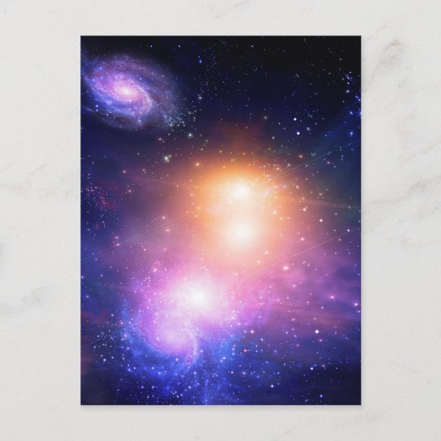 Galactic Space Postcard (Front)