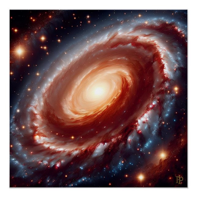 Galactic Spiral Poster (Front)