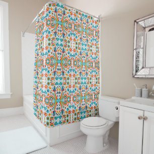 "Galactic Splash" Shower Curtain