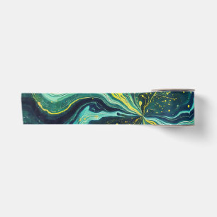 Galactic Swirls in Vivid Colours 1 Satin Ribbon