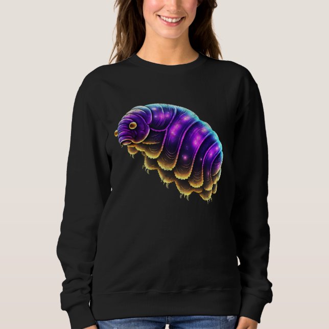 Galactic tardigrade universe cosmos water bear vin sweatshirt (Front)