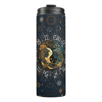 Galactic Twins - Gemini Zodiac Thermal Tumbler