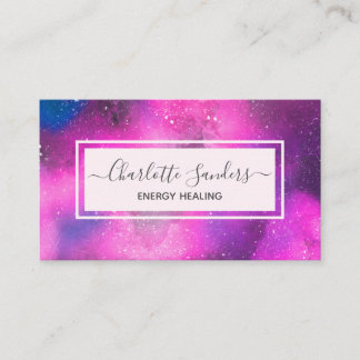 Galactic universe energy healing  business card