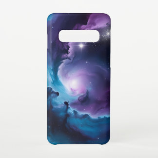 Galactic Vortex – Vibrant Cosmic Nebula Art Phone Samsung Galaxy Case