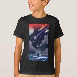 Galactic Warrior Boy – Cosmic Adventure Tee
