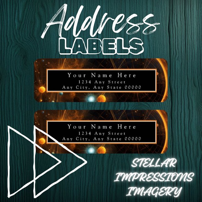 Galactic Whisper Return Address Label (Creator Uploaded)