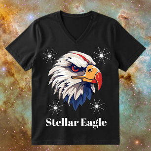 Galactic Wildlife Nebula Eagle T-Shirt