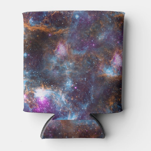 Galactic Wonders: Colourful Space Pattern Can Cooler (Front)