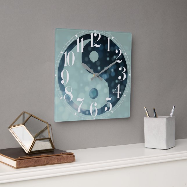 Galactic Ying Yang Wall Clock (Office)