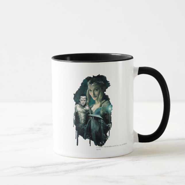 Galadriel, ELROND™, & Gandalf Graphic Mug (Right)