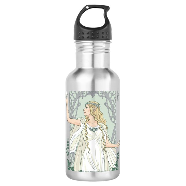 Galadriel Light of Valinor Graphic 710 Ml Water Bottle (Front)