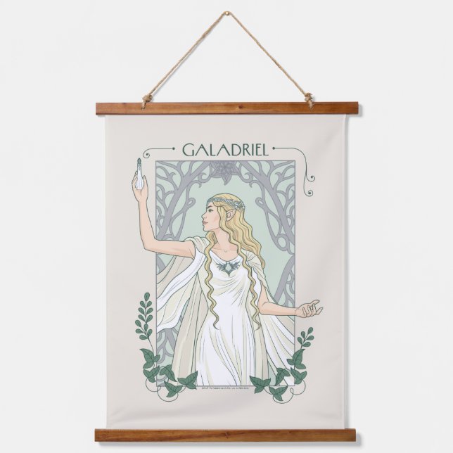 Galadriel Light of Valinor Graphic Hanging Tapestry (Front)