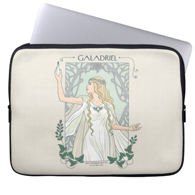 Galadriel Light of Valinor Graphic Laptop Sleeve (Front)
