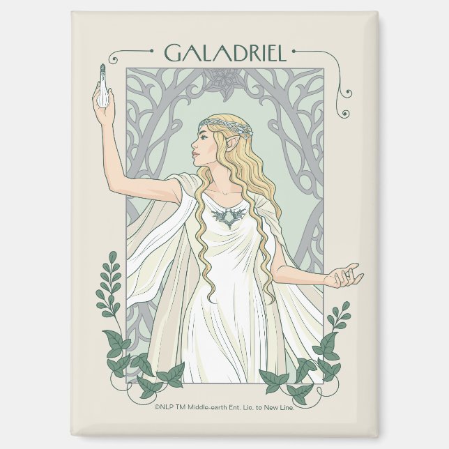 Galadriel Light of Valinor Graphic Magnet (Front)