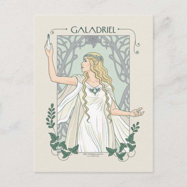 Galadriel Light of Valinor Graphic Postcard (Front)