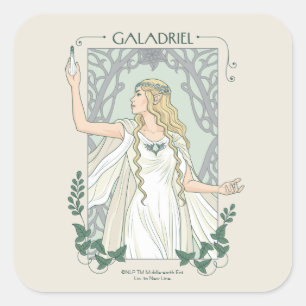 Galadriel Light of Valinor Graphic Square Sticker