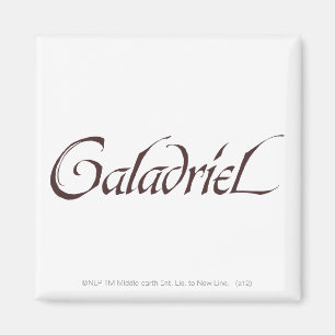 Galadriel Name Solid Magnet