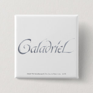 Galadriel Name Textured 15 Cm Square Badge
