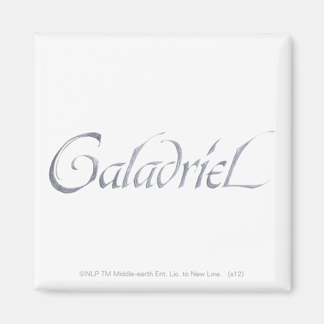 Galadriel Name Textured Magnet (Front)