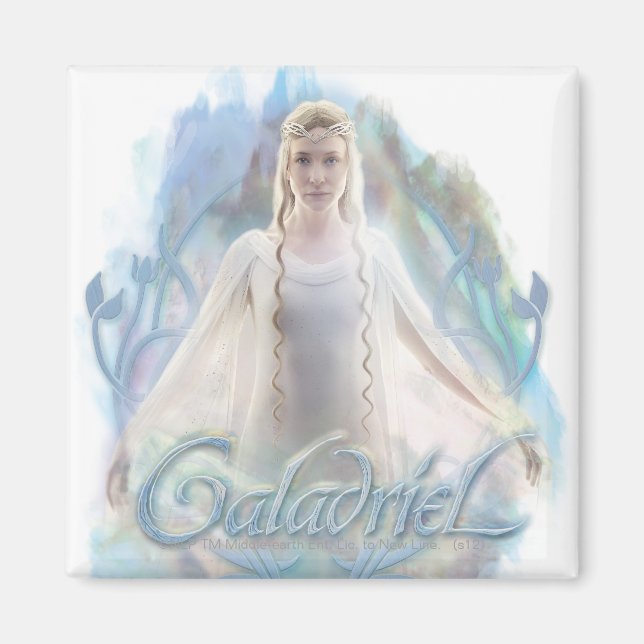 Galadriel With Name Magnet (Front)