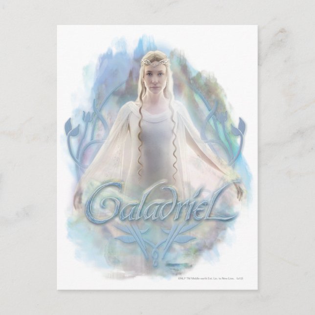 Galadriel With Name Postcard (Front)