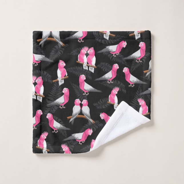 Galah Australian Bird Pattern Wash Cloth (Wash Cloth)