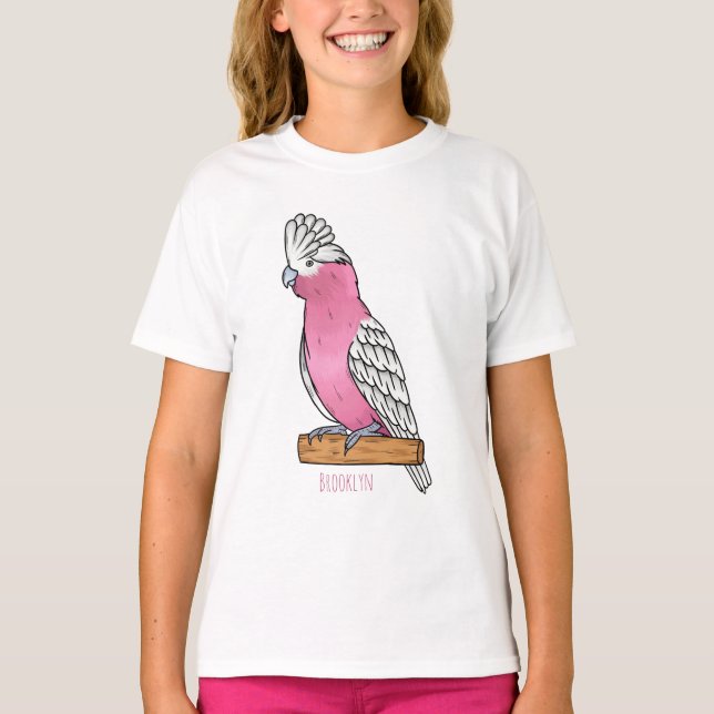 Galah bird cartoon illustration  T-Shirt (Front)