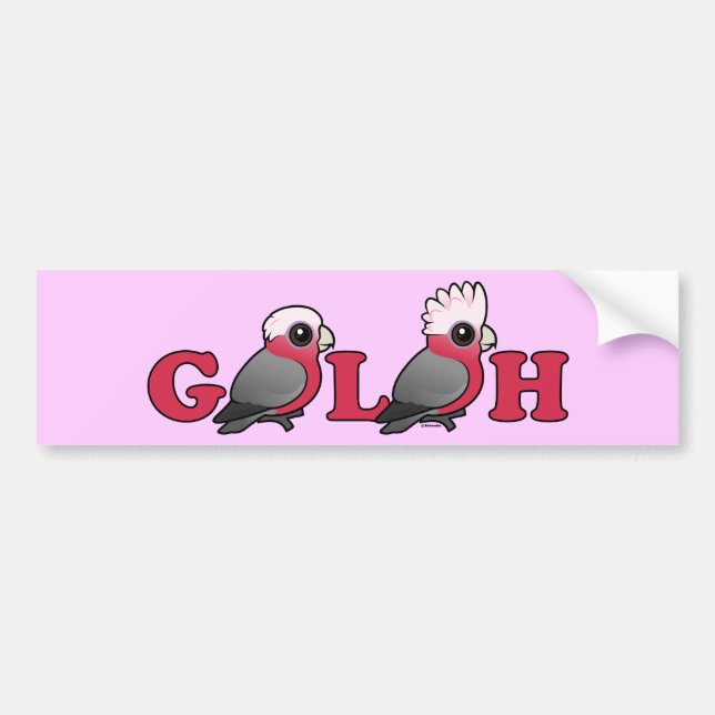 GALAH BUMPER STICKER (Front)