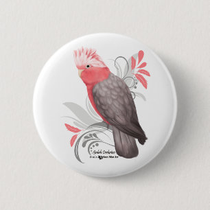 Galah Cockatoo 6 Cm Round Badge