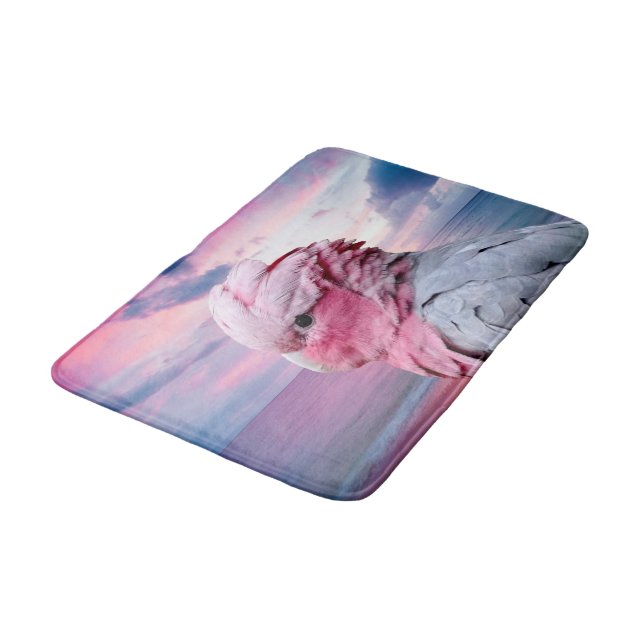 Galah Cockatoo Bath Mat (Angled)