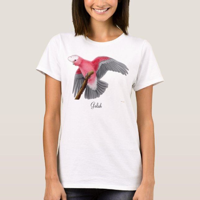 Galah Cockatoo Ladies Babydoll Tee (Front)