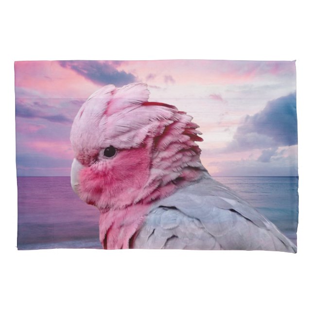 Galah Cockatoo Pillowcase (Front)