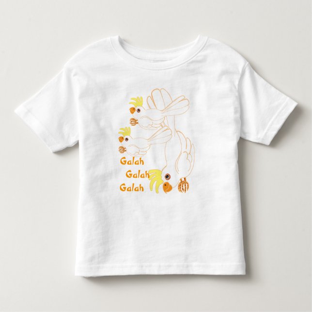 Galah galah toddler T-Shirt (Front)