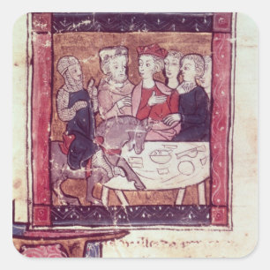 Galahad comes to Arthur Square Sticker