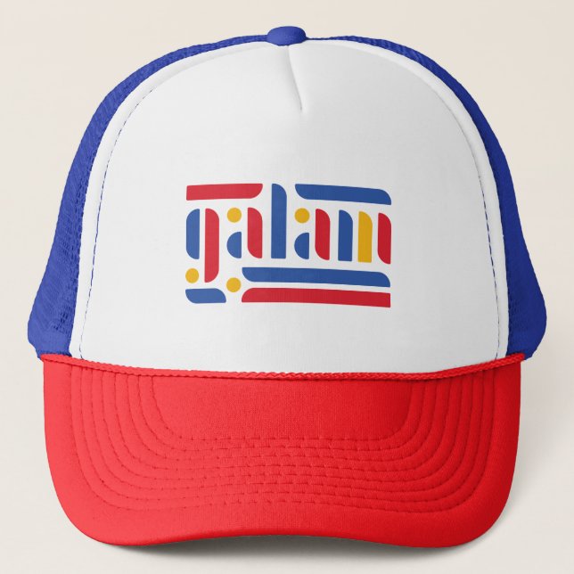 galam 2016 - Filipino Pride Colours Trucker Hat (Front)