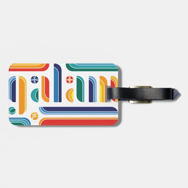 galam 2016 - Jeepney Colours Luggage Tag (Back Horizontal)
