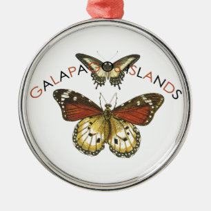 Galapagos Islands Butterfly Metal Tree Decoration