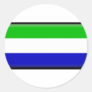 Galapagos Islands Flag Classic Round Sticker