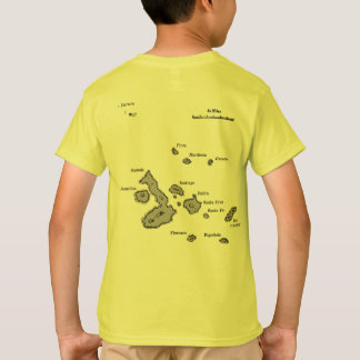 Galapagos Islands map and airport code T-Shirt