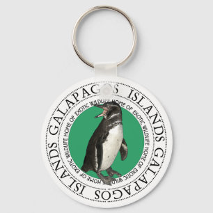 Galapagos Islands Penguin Key Ring