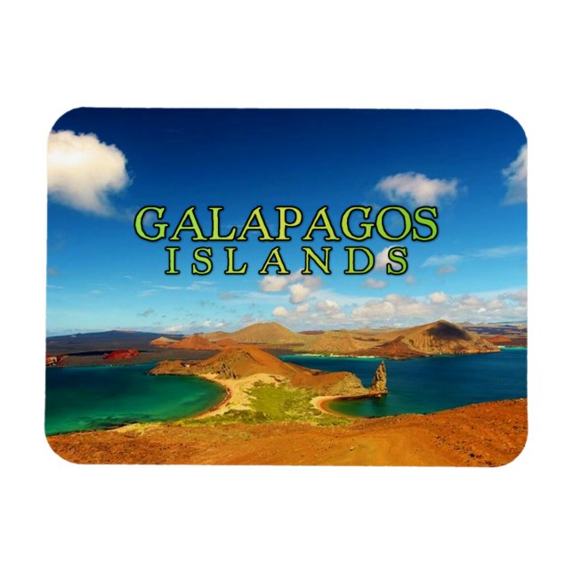 Galapagos Islands stylised Magnet (Horizontal)