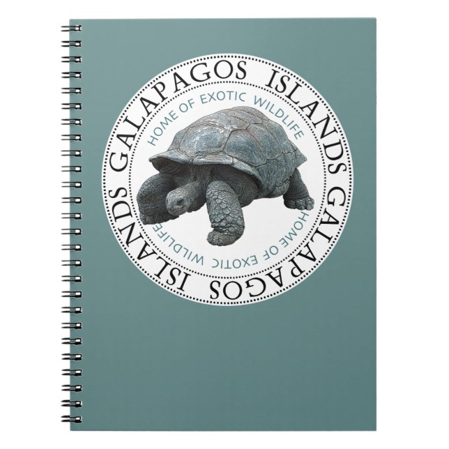 Galapagos Islands Tortoise Notebook Journal (Front)